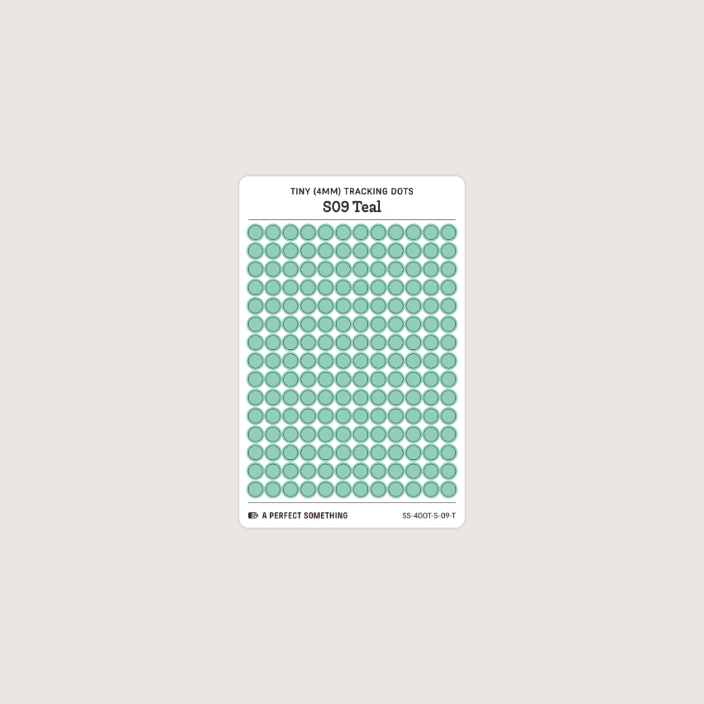 Tiny (4mm) Tracking Dot Stickers: Standard Color Palette