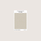 Tiny (4mm) Tracking Dot Stickers: Standard Color Palette