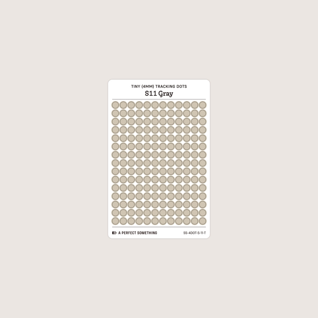 Tiny (4mm) Tracking Dot Stickers: Standard Color Palette