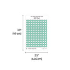Tiny (4mm) Tracking Dot Stickers: Standard Color Palette