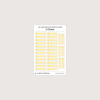 Tiny (4mm) Rating Stickers: Yellow Stars