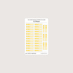 Tiny (4mm) Rating Stickers: Yellow Stars