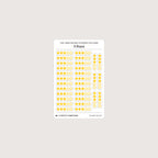 Tiny (4mm) Rating Stickers: Yellow Stars