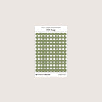 Small (5mm) Tracking Dot Stickers: Hobonichi Color Palette