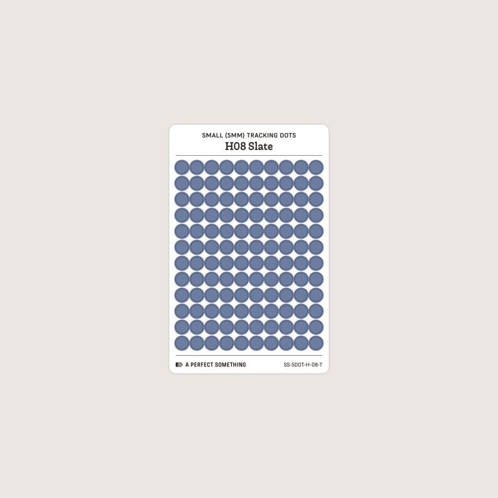 Small (5mm) Tracking Dot Stickers: Hobonichi Color Palette