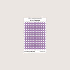Small (5mm) Tracking Dot Stickers: Hobonichi Color Palette