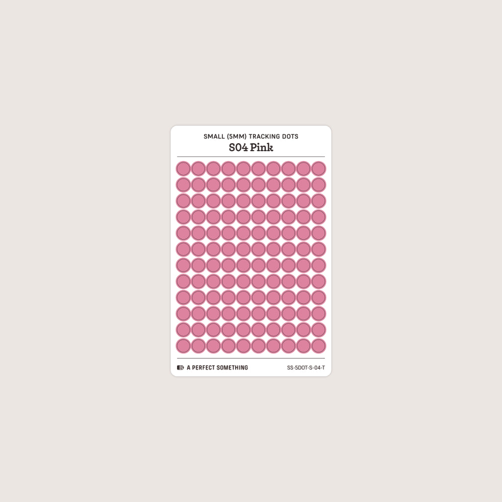 Small (5mm) Tracking Dot Stickers: Standard Color Palette