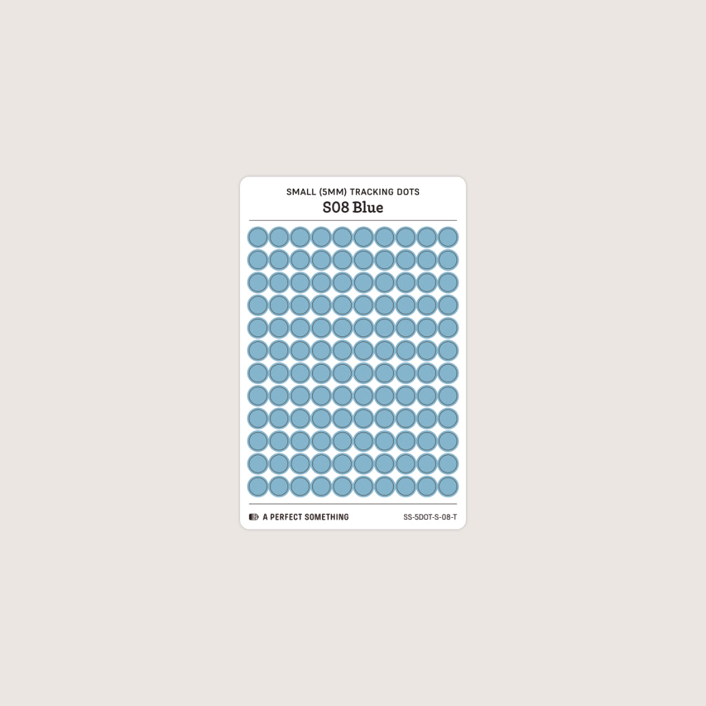 Small (5mm) Tracking Dot Stickers: Standard Color Palette