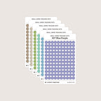 Small (5mm) Tracking Dot Stickers: Standard Color Palette