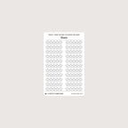 Small (5mm) Rating Stickers: Blank Stars