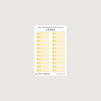 Small (5mm) Rating Stickers: Yellow Stars