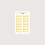 Small (5mm) Rating Stickers: Yellow Stars