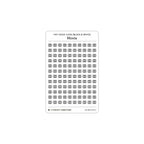 Tiny Media Icon Stickers (Black and White)