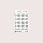 Tiny (4mm) Media Icon Stickers (Black and White)