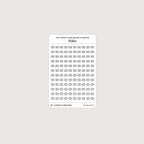 Tiny (4mm) Media Icon Stickers (Black and White)