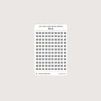 Tiny (4mm) Media Icon Stickers (Black and White)
