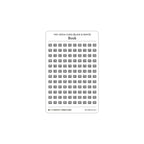 Tiny Media Icon Stickers (Black and White)