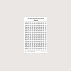 Tiny (4mm) Media Icon Stickers (Black and White)