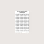 Tiny (4mm) Media Icon Stickers (Black and White)