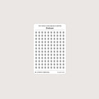 Tiny (4mm) Media Icon Stickers (Black and White)