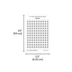 Tiny (4mm) Media Icon Stickers (Black and White)