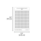 Tiny Media Icon Stickers (Black and White)